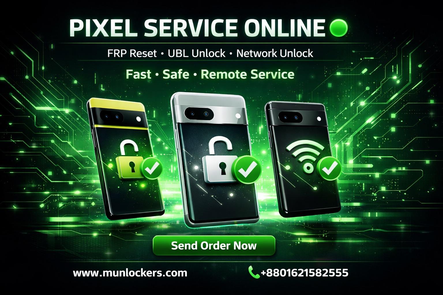 Google Pixel FRP By USB